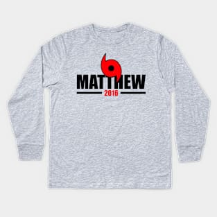 Hurricane Matthew Kids Long Sleeve T-Shirt